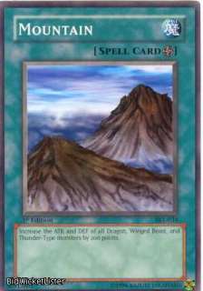 3x SKE 034 Mountain (C) Yugioh Card (Mint)  