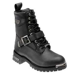   Company Renegade Leather Mens Motorcycle Boots (Size 10.5EEE, Black