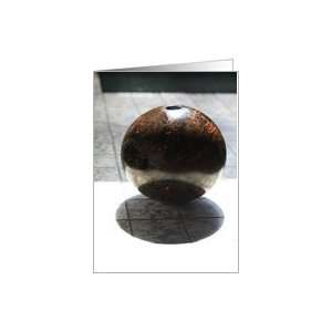 bowling ball with shadow Card