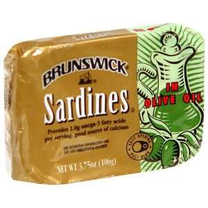 Brunswick Sardines, 3.73oz  Grocery & Gourmet Food