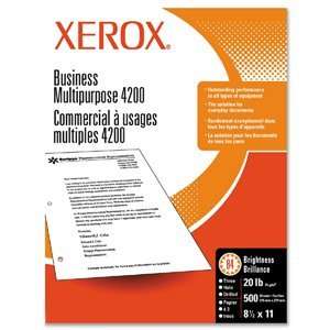 Xerox 3R2641   Business 4200 Copy Paper, 92 Brightness, 3 Hole Punched 