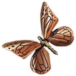   Healy Butterfly Door Knocker, Brass and Bronze