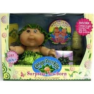   Cabbage Patch Kids Surprise Newborn Cuacasian Girl Red Hair Toys
