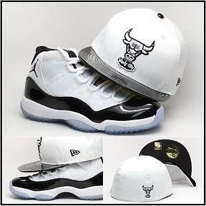New Era Chicago Bulls Fitted Hat Designed For Air Retro Concord 11 