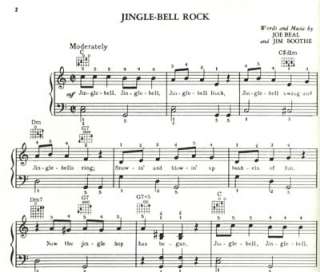   bell rock simplified piano solo big notes chords words arranged by