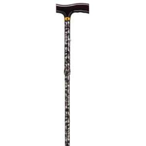   Folding T Handle Cane, Bright Camo, Standard