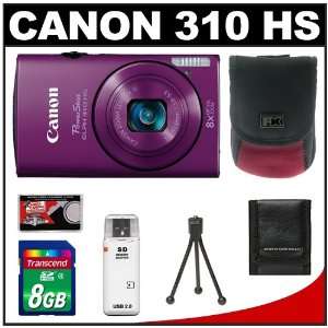  Canon PowerShot 310 HS 12.1 MP Digital Elph Camera (Purple 