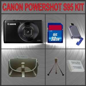  Canon PowerShot S95 Digital Camera + Huge Accessories 