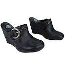 NEW HARLEY DAVIDSON ANNA LEATHER WOMENS PLATFORM CLOGS