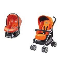   2011 Primo Viaggio SIP 30/30 Car Seat and Pliko P3 Stroller in Apricot