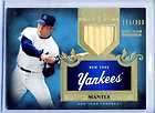 399 Mickey Mantle Yankees 2011 Topps Tier One Game Use