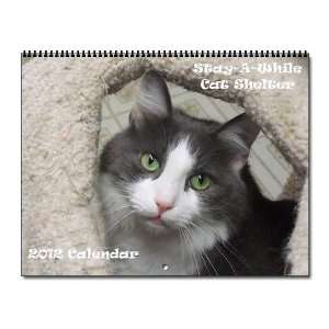 Stay A While Cat Shelter 2012 Calendar Animal shelter Wall 