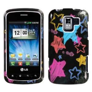  LG LS700 (Optimus Slider) Chalkboard Star Black Cell Phone 