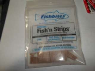 FISHBITES SALTWATER FISHN STRIPS CRAB FLAVOR WARMWATER CRWHT 