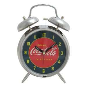  Coca Cola Twin Bell Alarm Clock with Quartz Movement 