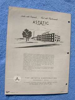 1963 Astatic Cartridges Catalog and Cross Reference   22 pages  