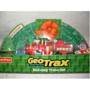  Fisher Price Geo Trax Holiday Train Set with Santa Toys & Games