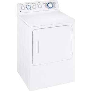   GE DWSR483GGWW 27 7.0 cu. Ft. Front Load Gas Dryer   White Appliances