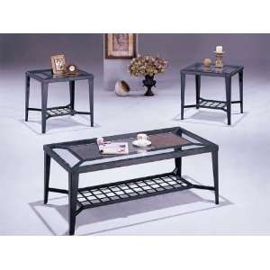   Stone Top 3pc Coffee/End Table Set Item # A08235 SET