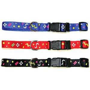  Squiggle Collars, Color Blue, Size Adj. 10 14 Pet 