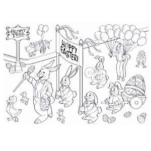  Easter Coloring Placemats Party Supplies Toys & Games