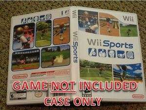 White Case ideal for Wii Sports (Design 1)  