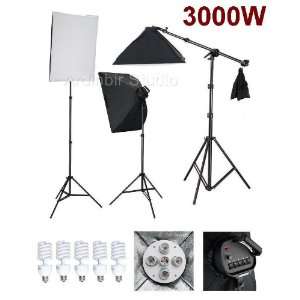   Softbox Lighting Kit with Continuous Light, Diffuser Socket and Light