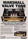 1993 MARSHALL 9100 & 9200 DUAL MONOBLOC VALVE POWER AMPLIFIER PRINT AD