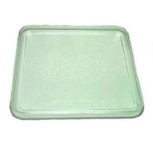 RECTANGULAR MICROWAVE OVEN GLASS TRAY 15 7/16 X 15 3/4  