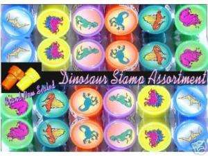 DINOSAUR SELF INK TOY STAMPERS ASSORTED STYLES (24PC)  