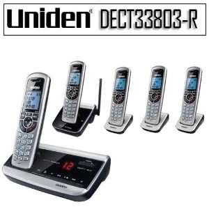 Uniden DECT3380 3R DECT 6.0 3 Handset Cordless Phone Digital Answering 