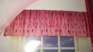 DISNEY PRINCESS Pink Floral WINDOW CURTAIN VALANCE NEW  