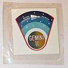 Gemini 11 Record Distance 850 Miles sticker Kelloggs ce