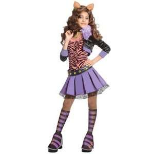    Monster High Deluxe Clawdeen Wolf Costume   Large Toys & Games