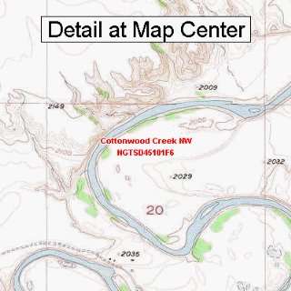  USGS Topographic Quadrangle Map   Cottonwood Creek NW 