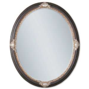  Imperial Oval Blk Crackle, Mirror