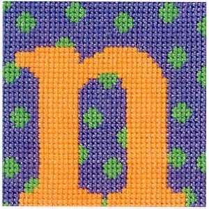  Just Letters N   Cross Stitch Pattern Arts, Crafts 