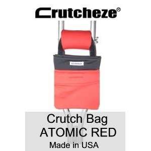 Crutcheze Crutch Bag Atomic Red Bag for Crutches