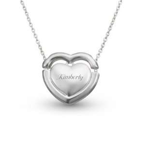 Personalized Sterling Silver Secret Heart Necklace Gift Jewelry