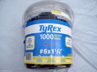 Tyrex Drywall Screws Senco Duraspin #6 X1 1/4 Collated 876216000017 