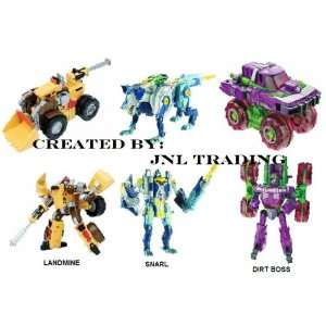  Transformers Cybertron Primus Unleashed 3 Pack Combo 