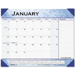  Visual Organizer  Marbleized Monthly Desk Pad Calendar 