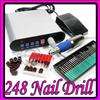 248 Electric Nail Manicure Pedicure Drill File Tool Kit