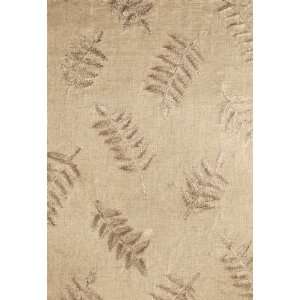  Dharma Fern Embroidery Flax by F Schumacher Fabric Arts 