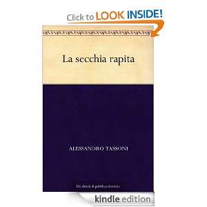   rapita (Italian Edition) Alessandro Tassoni  Kindle Store