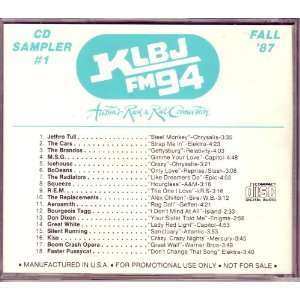  KLBJ FM 94 CD Sampler #1, Fall 87 