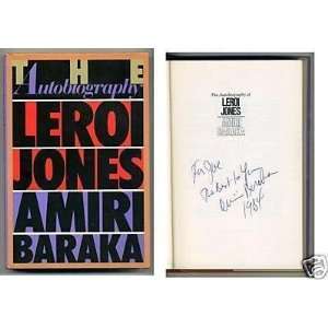  LeRoi Jones Amiri Baraka The Autobiography Signed Book 