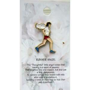   Meow Thoughtful Little Angel 840 Runner Angel Pin 