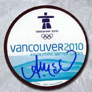  ASHLEIGH MCIVOR 2010 Winter Games SIGNED Olympic Puck 