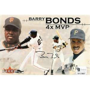 Barry Bonds San Francisco Giants / Pittsburgh Pirates 4xMVP 